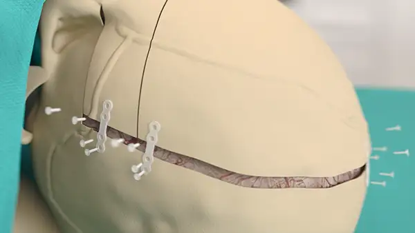 Reduced need for fixation and graft materials